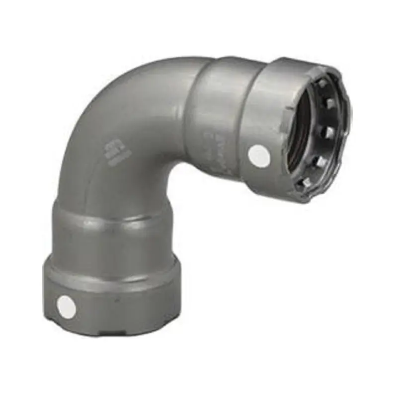 Viega 84325 Megapress Model 5916 Elbow 1-1/2 In Nominal Press End Style Carbon Steel