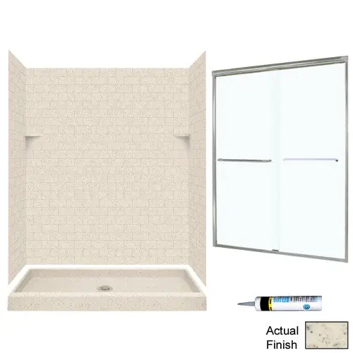 MULTI VENDOR KIT PARENTS STP3460050-M58570NC SHOWER KIT ST346050NC NCKL/CLEAR GLSS SUBWAY TILE