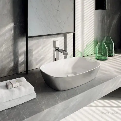 Ceramica Catalano 160APGRLXBA Washbasin NHL SGL BWL SIL/WHT