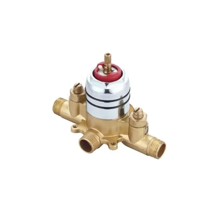 Pioneer P-2300B Single Handle Pressure Balance Tub and Shower Valve Only with Brass Inlet Stops