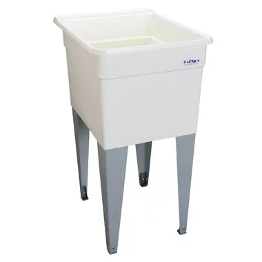 Mustee 21F Laundry Tray Power Floor Mount 24-Inch x 18-Inch Replacement MPN