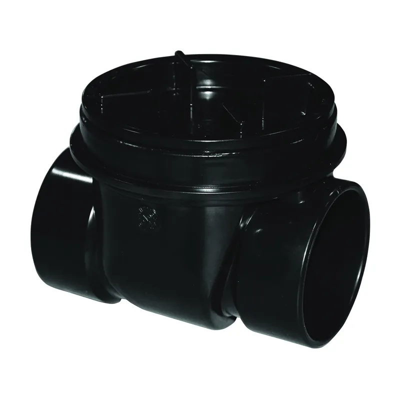 Oatey 43901 Back Water Valve 3 ABS-DWV Hub 43901