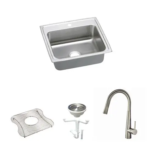 Multi Vendor Kit Parents KF-PSR25211 Sink Kit With Faucet And Accessories