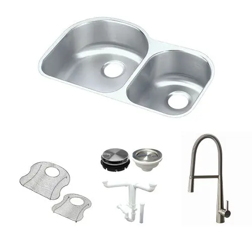 Multi Vendor Kit Parents KF-ELUH3119R Sink Kit with Faucet and Accessories
