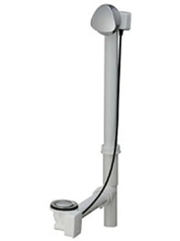Chicago Faucets 150.156.DY.1 Tub Drain White for 17-22' High Tub Replacement MPN