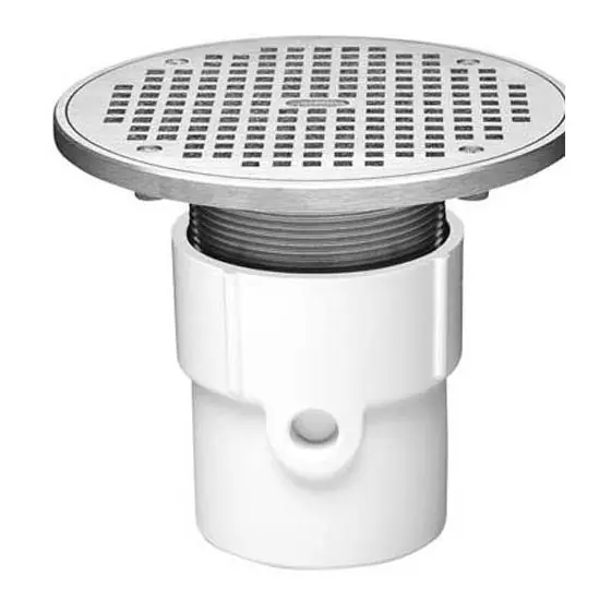 OATEY 82317 DRAIN 3-4 ABS BODY GP SPG/HUB 8317 5 NKL ROUND GRATE & TOP