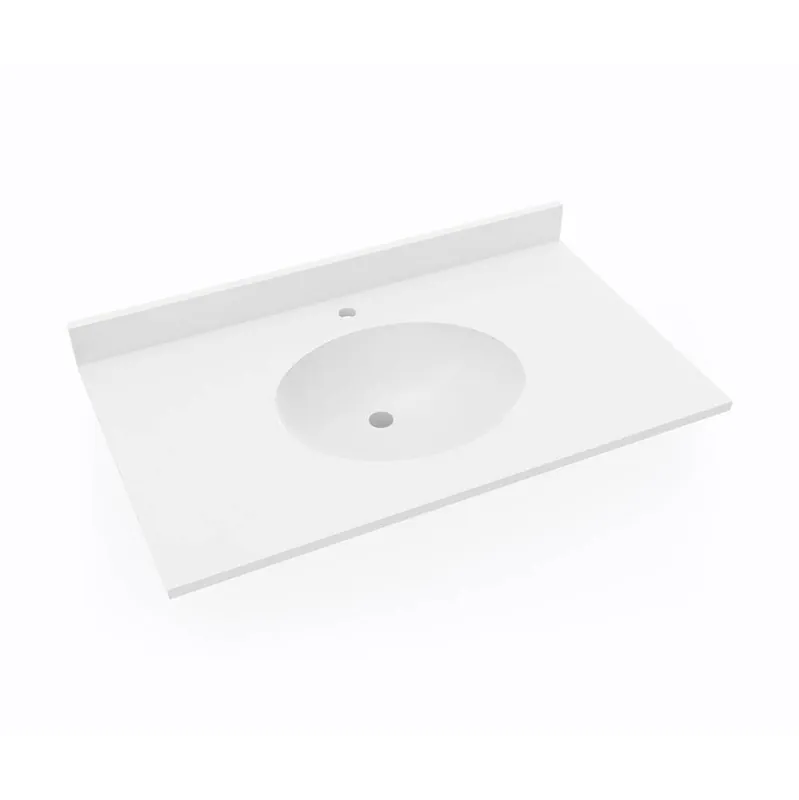 Swan VT01937.010 Vanity Top 19X37 Single Bowl