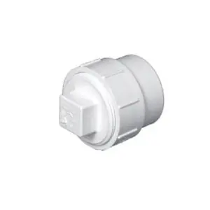 Charlotte Pipe 105 Plastic Adaptor 6 inch x 6 inch Spigot x Female NPT Thread Schedule 40