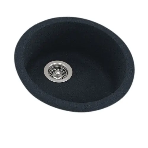 Swan Surfaces KS00018RB.015 Sink 18-1/2 Dia. Rnd Bwl KSRB-18 Black Galaxy