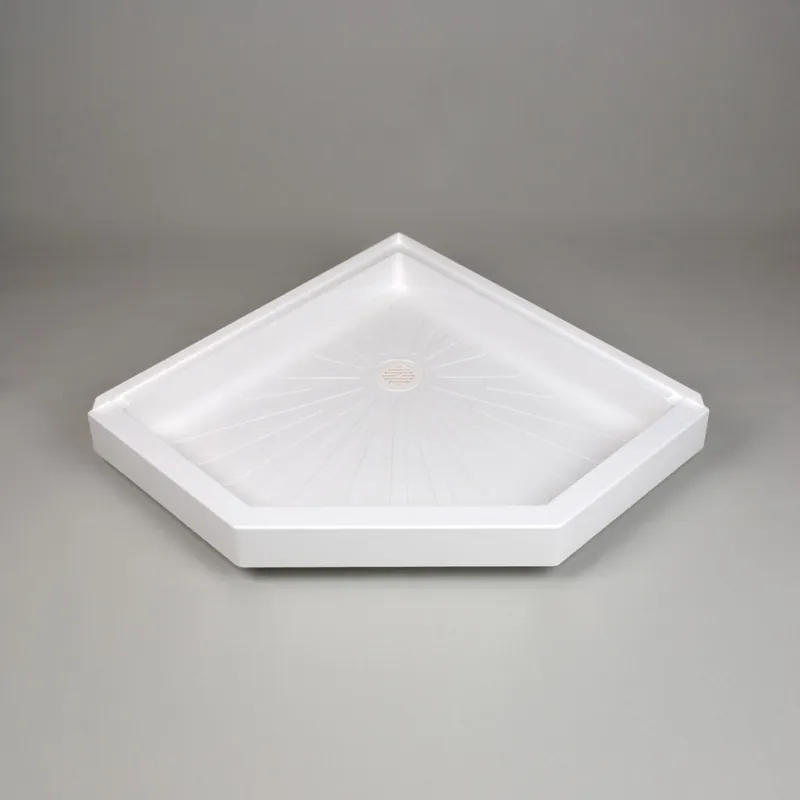 Mustee 3838CM BASE 38X38 SHWR WHT 3838CM NEO-ANGLE