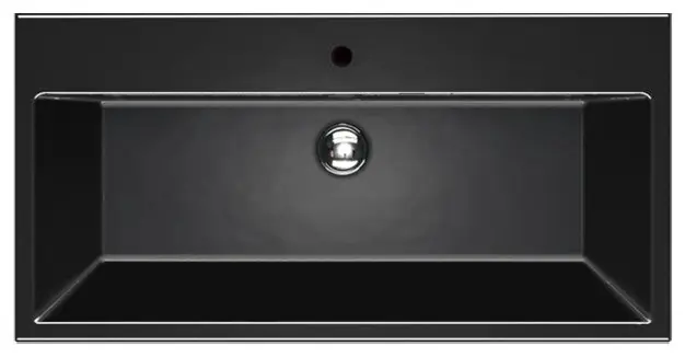 Ceramica Catalano 110ZENE WASHBASIN NHL BLK SGL BWL 110ZENE ZERO 100 WALL MOUNT