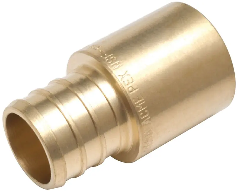 Reliance Worldwide Corp UC608LFA Adapter 3/4 BRS PEX BARBXMSWT Lead Free