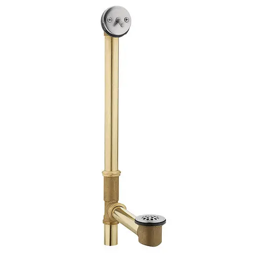 Moen 90480BB Tub Drain 1-1/2 Thread Shoe 17G Brass