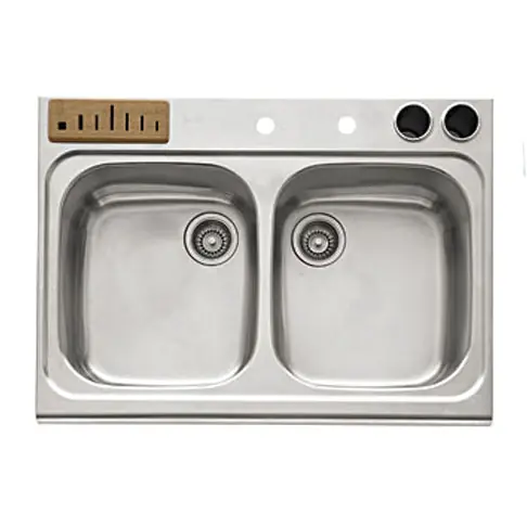 FRANKE GNX720S SINK 36X26 N/HL SS DBL BWL GNX720S