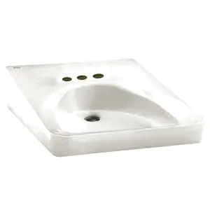 American Standard 9141011.02 Lav 9141.011.020 White 4CC Wheelchair Wall Hung