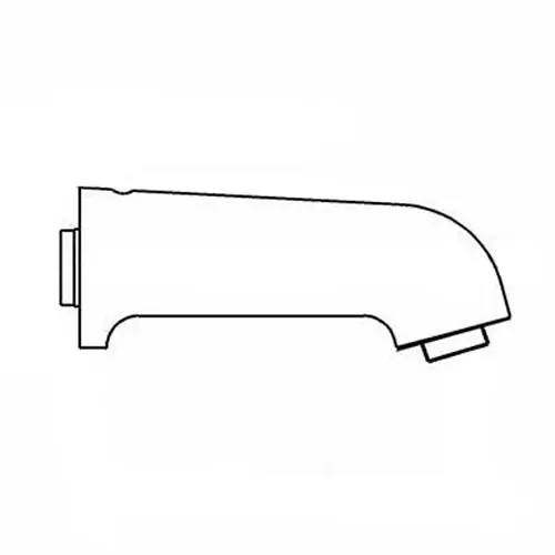LIXIL 28465RR0 SHWR ARM 51/2 CAST BRASS