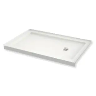 MAAX 410006-501-001 BASE 60X36 410006-L-501-001 WHT B3ROUND - ALCOVE LH DRAIN