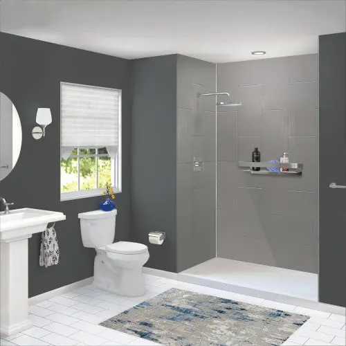 Jiangsu Fashion Composite PWK603696-240 Shower Wall Kit 60X36X96