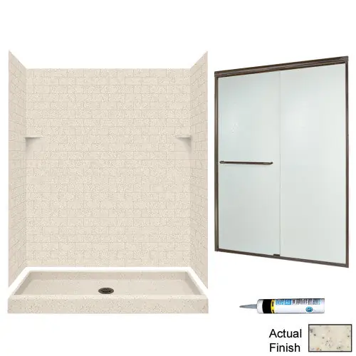 MULTI VENDOR KIT PARENTS STP3460050-M58570BR SHOWER KIT ST346050BR BRNZ/RAIN GLSS SUBWAY TILE