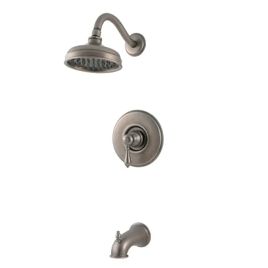 PRICE PFISTER R89-8MBE TRIM KIT R89-8MBE PWTR MARIELLE L/ROUGH-IN W/SGL LVR