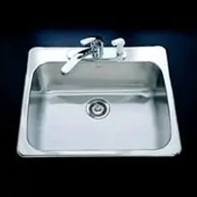 Franke S2225/80ML/4 Sink 22X25 4HL SGL BWL 20GA Replacement MPN