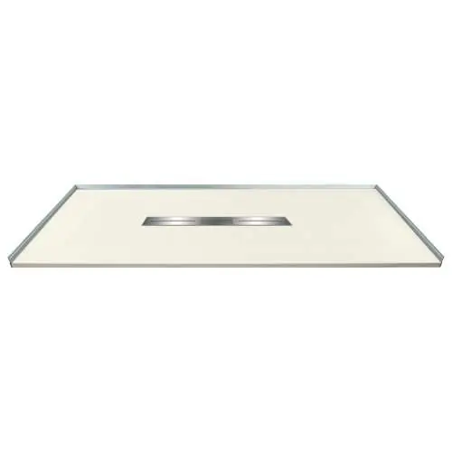 JIANGSU FASHION COMPOSITE FZS6648C-32 TRIMSLATE BASE 66X48 CENTER DRAIN