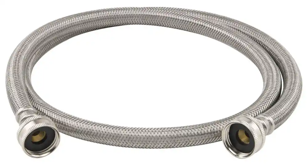 Plumbshop PLSL12-60WAF Pumbshop Washing Machine Water Connector 60 inch 3/4 inch Female Hose Thread x 3/4 inch Female Hose Thread