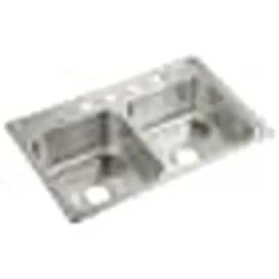 Kohler 14707-4-NA SINK 33X22 4HL MIDDLETON 21GA SS SELF-RIM