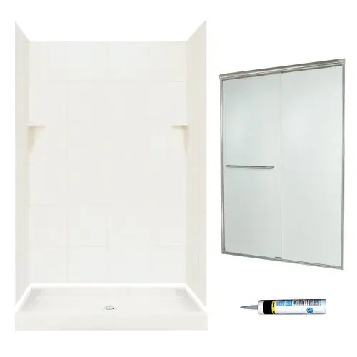 MULTI VENDOR KIT PARENTS SQP3448018-M46570NR SHOWER KIT SQ344818NR NCKL/RAIN GLSS SQUARE TILE
