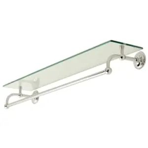 Brasstech 2619T-24/SN Shelf 24 W/Twl Br London Terrace Collection