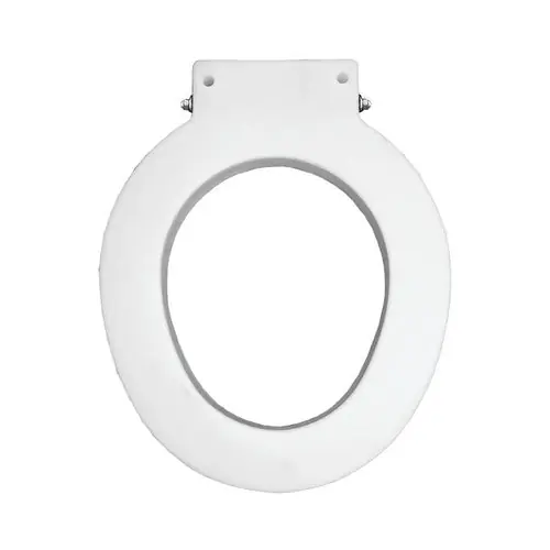 BEMIS 4LR 000 SEAT 4LRT-000 WHITE ROUND REGULAR MEDIC-AID PLASTIC SEAT