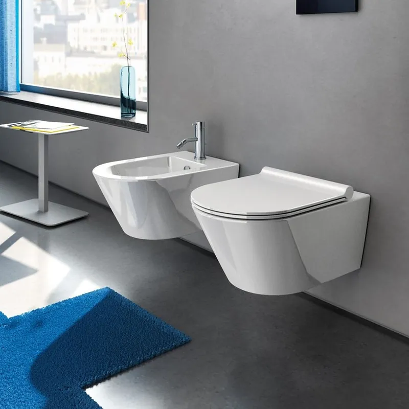 Ceramica Catalano 1VS55N00 Toilet 1VS55N00 WHT Zero 55 Wall Hung L/Seat