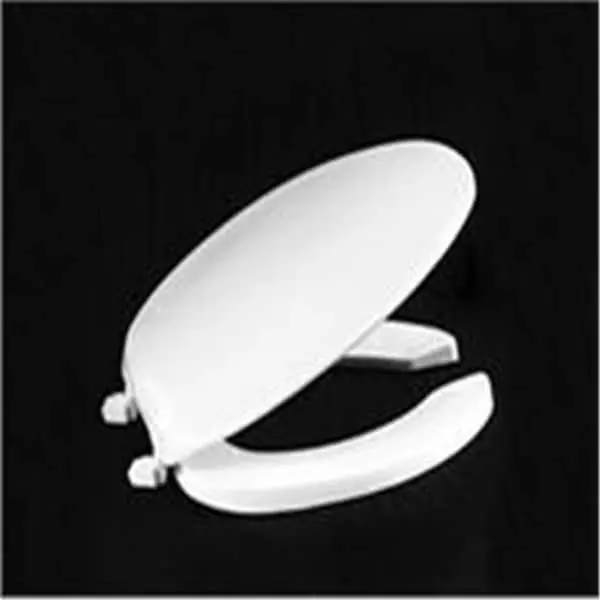 CENTOCO 620-301 SEAT 620-301 CRANE WHT ELON OPEN FRONT W/COVER PLASTIC