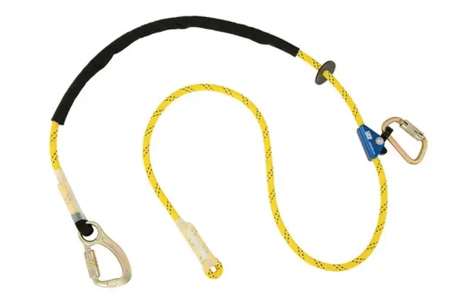 3M 1234081 Lanyard 1234081 Adj Rope Positioning Stl Carabiner