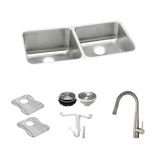 Multi Vendor Kit Parents KF-ELUH311810R Sink Kit with Faucet and Accessories