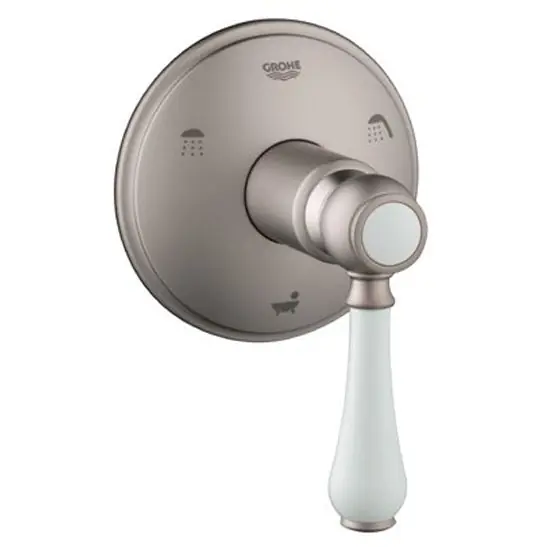 LIXIL 19225HA0 TRIM KIT 19225HA0 SN/PORC GENEVA F/5-PORT DIVERTER