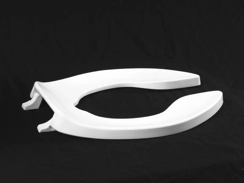 Centoco AMFR1500STSCCSS-001 Seat WHT Elon Open Front W/Cover PLSTC