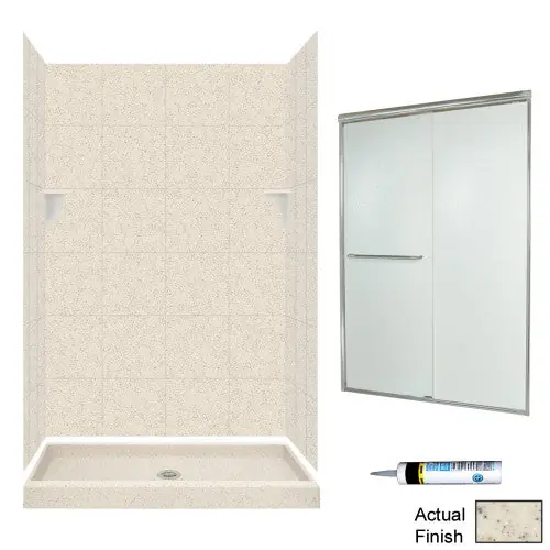 MULTI VENDOR KIT PARENTS SQP3448050-M46570NR SHOWER KIT SQ344850NR NCKL/RAIN GLSS SQUARE TILE