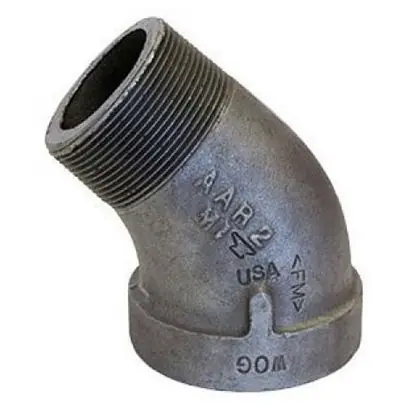 ASC Engineered Solutions 0310514401 45 ST ELL 1-1/2 BLK MI 300# FIG 65A / 1160 -THRD
