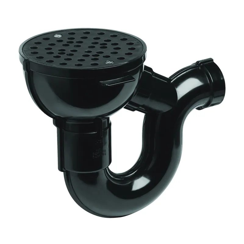 OATEY 42723 FLOOR DRAIN 2 ABS W/P-TRAP & CLEANOUT - HUB END