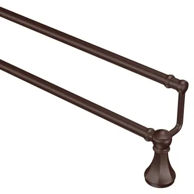 MOEN YB5622ORB Towel Bar 24in Double Vestige