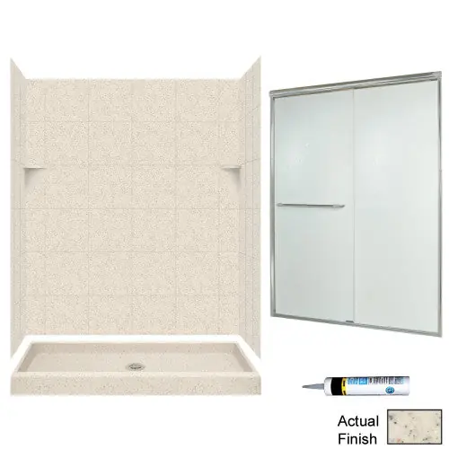 MULTI VENDOR KIT PARENTS SQP3460050-M58570NR SHOWER KIT SQ346050NR NCKL/RAIN GLSS SQ TILE