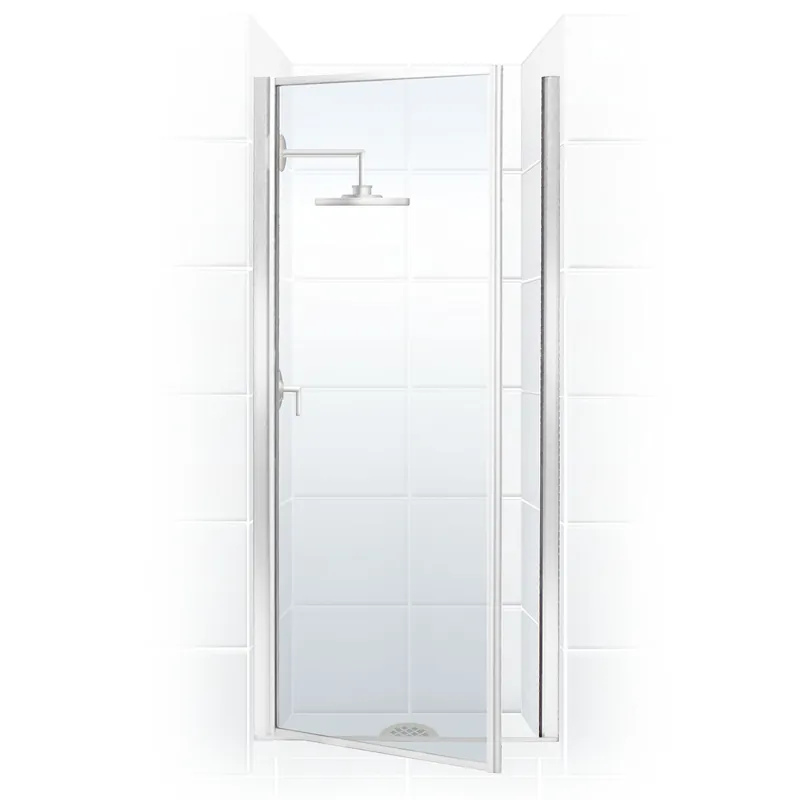 Mustee 36.403 Stylemate Clear Glass Pivot Door, Chrome