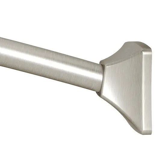 Moen CSR2164-RR-BN Shower Rod Kit Curved Adj With Roller Rings