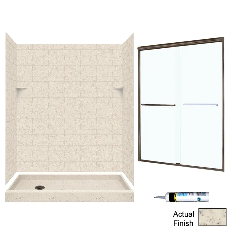 MULTI VENDOR KIT PARENTS STP326L050-M58570BC SHOWER KIT ST326L50BC BRNZ/CLEAR GLSS SUBWAY TILE REPLACEMENT MPN