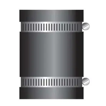 National Pipe & Plastics PCX02-88 Coupling 8 Clay/PVC W/SSClamp