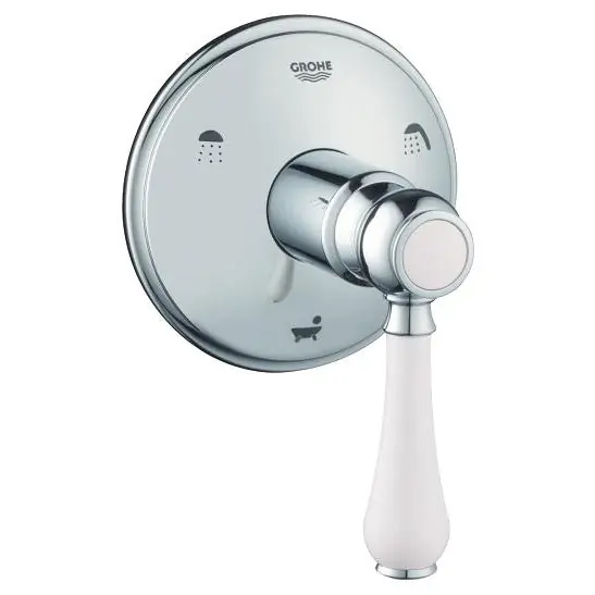 LIXIL 19225BA0 Trim Kit PC/PORC Geneva F/5-Port Diverter
