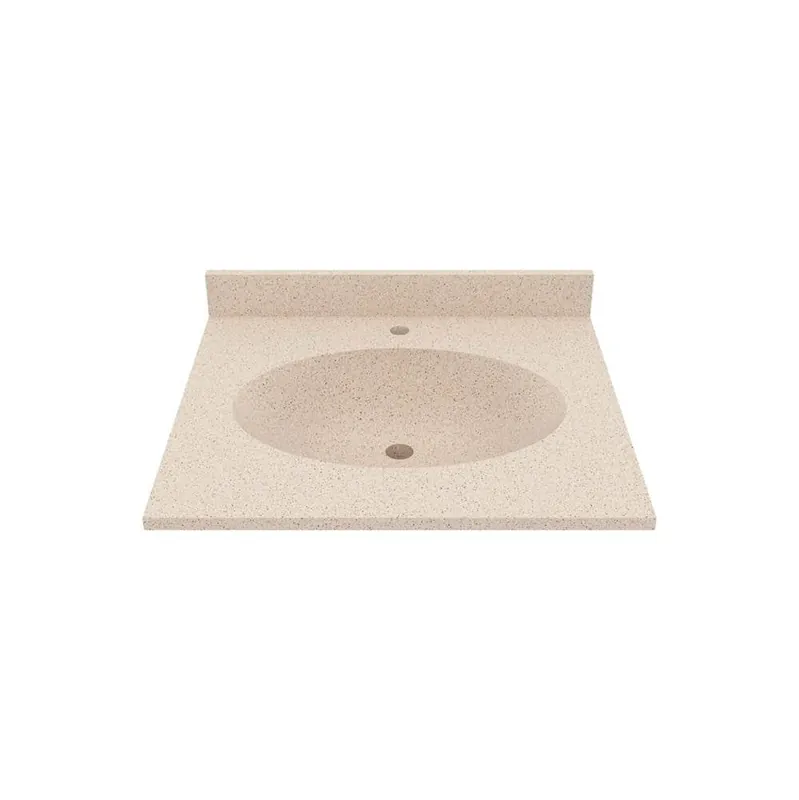 Swan CH02225.040 Vanity Top 22-1/2X25 Bermuda Sand SGL BWL