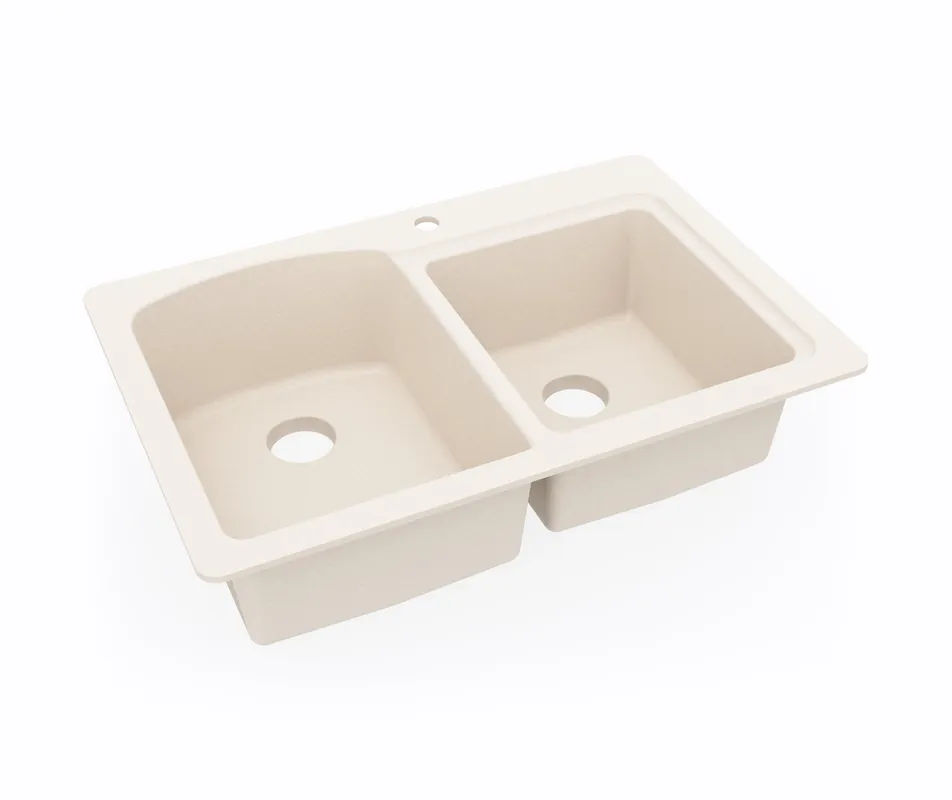 Swan Surfaces KS03322DB.011 SINK 33X22 1HL DBL BWL
