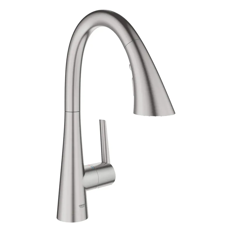 LIXIL 30368DC2 SINK FCT 30368DC2 SS LADYLUX SGL HDL PULL-DOWN SPRAY